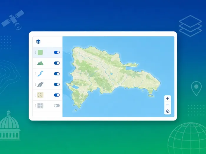 Geoportal de la IDERD: visualización de datos geográficos oficiales