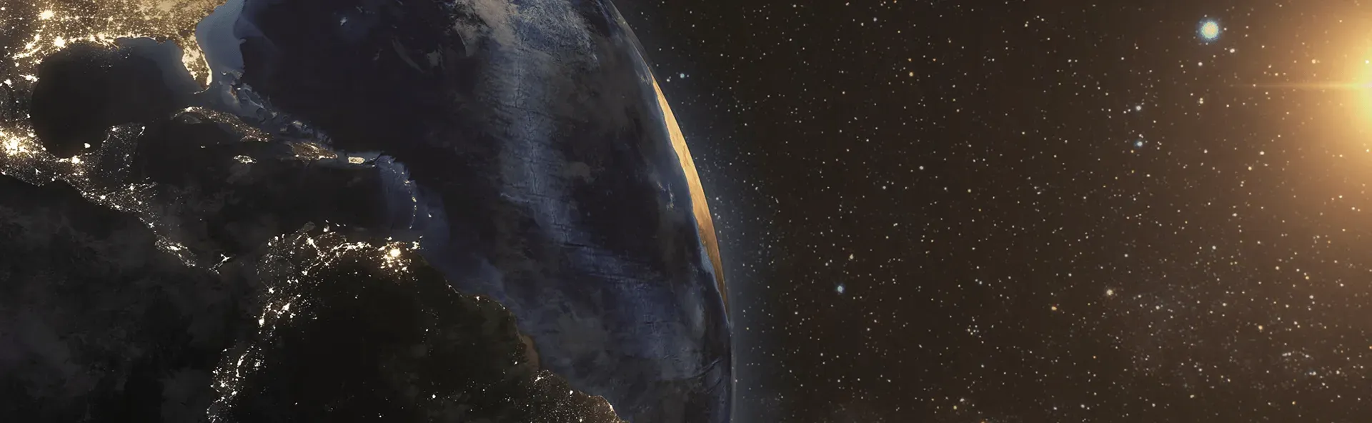 Vista de la Tierra desde el espacio — datos geoespaciales